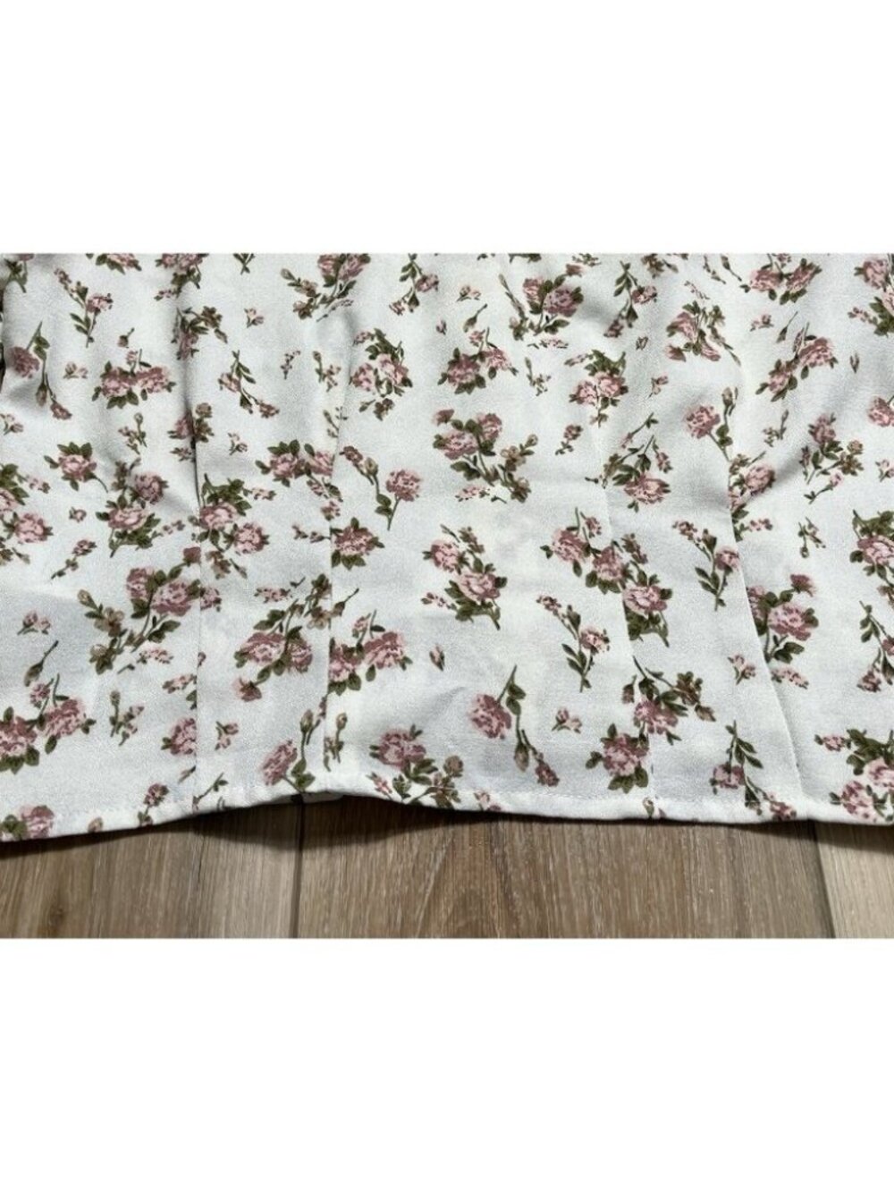 Sister Jane Button Floral Print Peter Pan Collar Blouse Top - Women Size Small - Picture 16 of 16